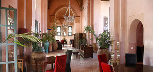hall d'accueil aux Deux Tours Marrakech