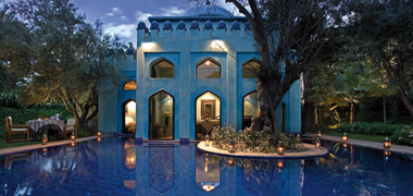 Villa Persane exterieur nuit Es Saadi Gardens & Resort